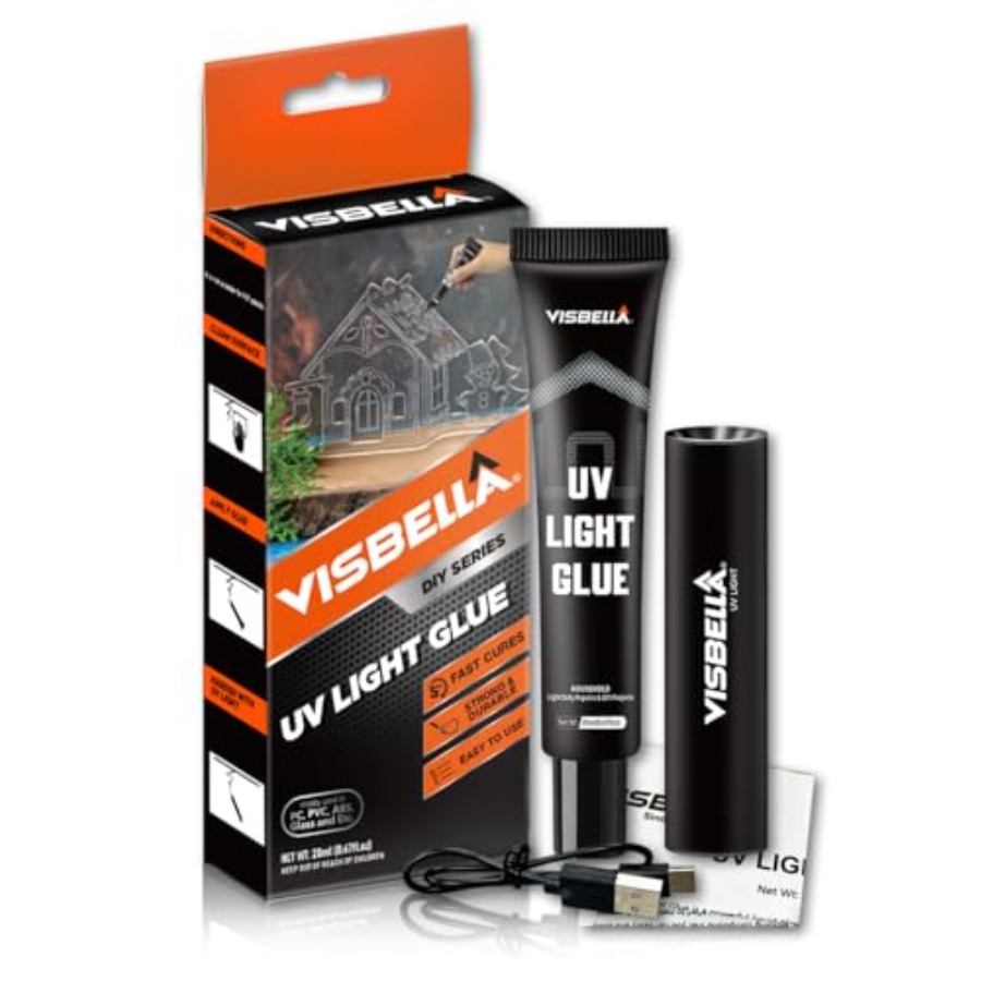 UV Light Glue Resin Kit with L - đánh giá và giá Liquid Uv Glue Kit