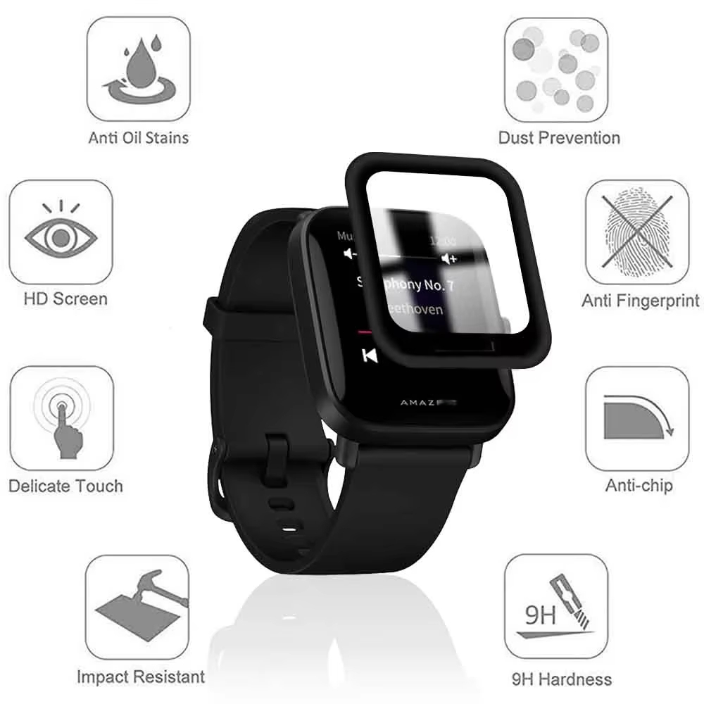 1-6 PCS Screen Protector Film  - đánh giá và giá Curved Edge Screen