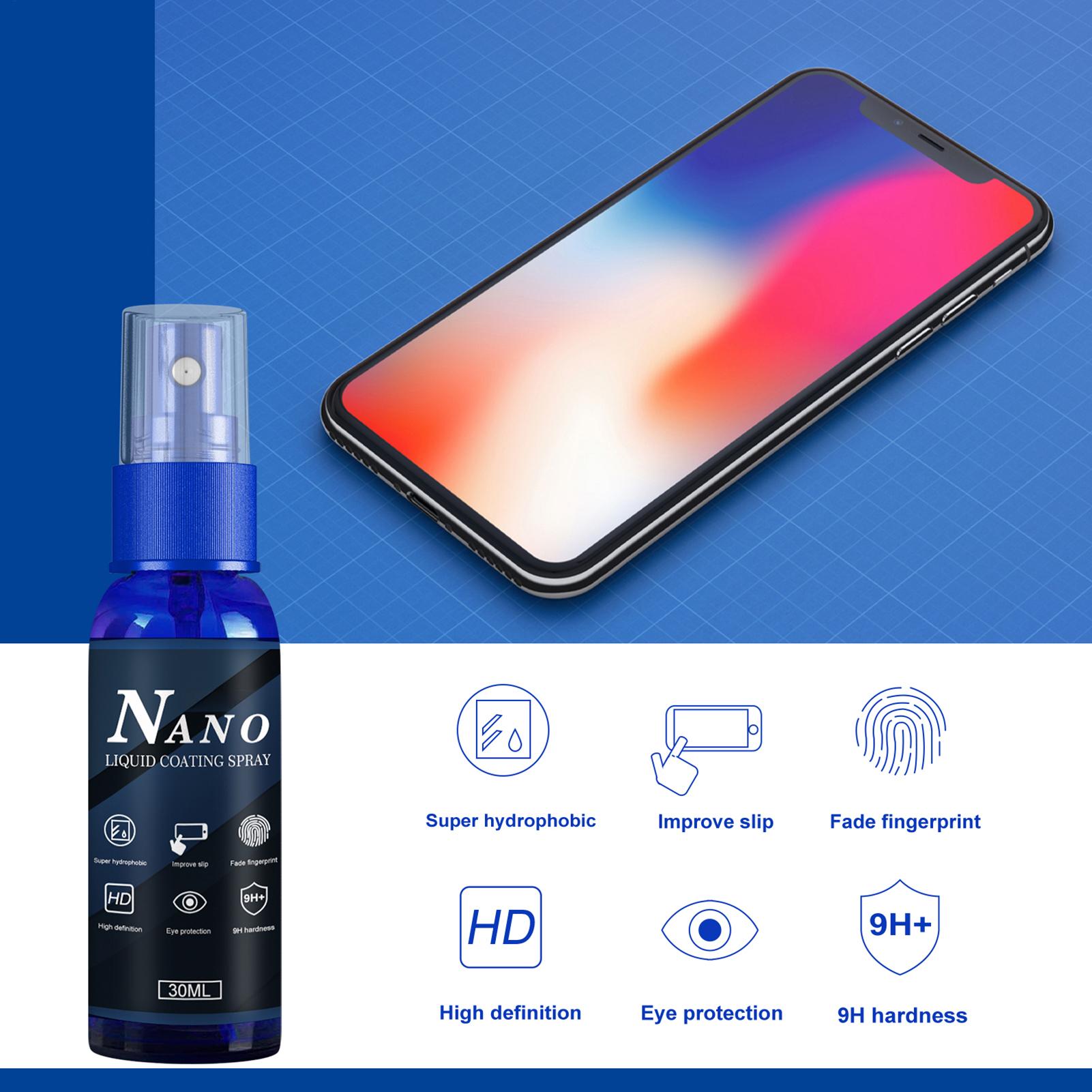 Screen Protector Spray Liquid  - đánh giá và giá Oleophobic Coating Spray