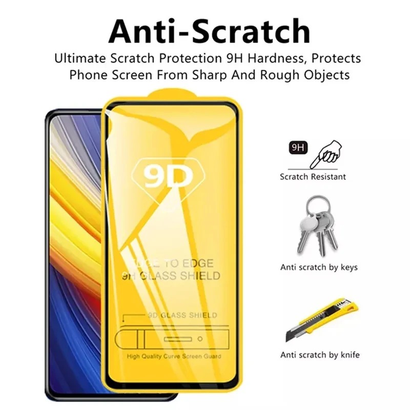 9D Full Cover Protective Glass - đánh giá và giá Realme C67